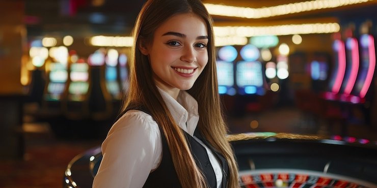 Roulette table with opening status